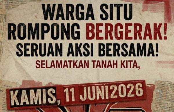 Kejari Tangsel Bakal Digeruduk Ratusan Warga Situ Rompong, Sejumlah Ruas Jalan Berpotensi Macet
