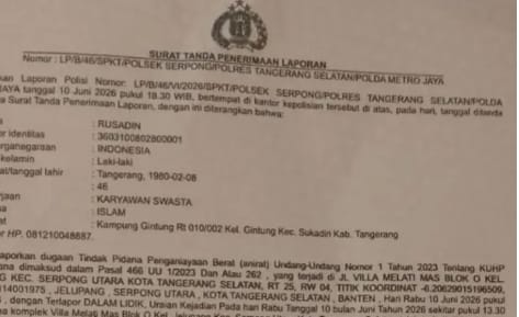 Polisi Buru Fakta Dugaan Penganiayaan Wartawan di Serpong, PWI Tangsel: Jangan Ada yang Kebal Hukum