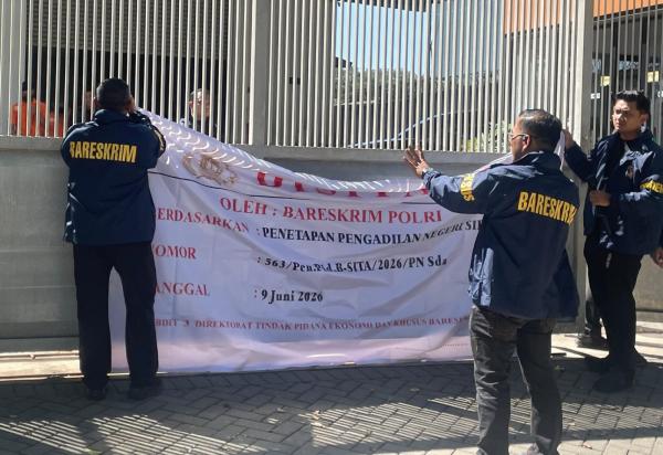 Diduga Cuci Emas Ilegal Bernilai Ratusan Miliar, Bareskrim Sita Pabrik Pemurnian Emas di Sidoarjo