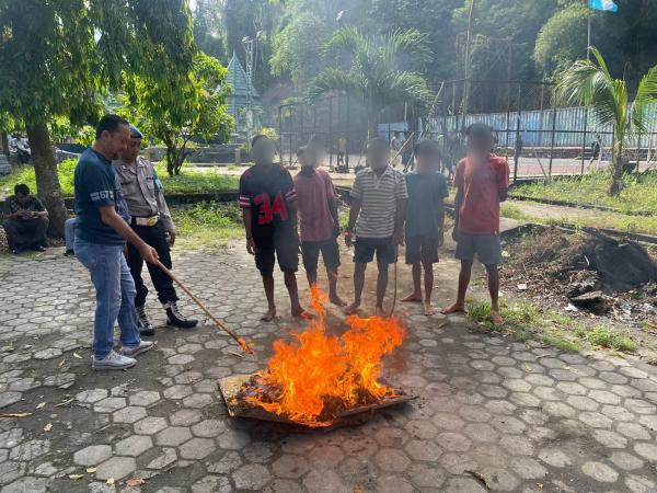 Tiga Tersangka Kasus Ganja Dijerat, Barang Bukti 4,2 Kg Dimusnahkan