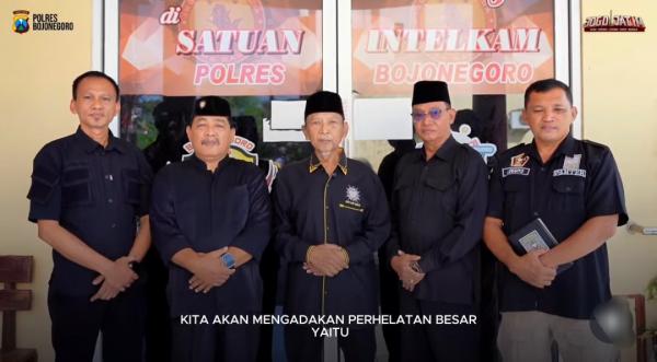 Imbauan PSHT Bojonegoro Jelang Pengesahan Warga Baru, Larang Konvoi dan Penggunaan Pakaian Sakral