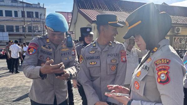 Propam Razia Ponsel Anggota Polres Gowa, Awasi Disiplin dan Etika Bermedia Sosial