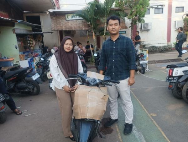 Motor yang Hilang Akhirnya Kembali, Tangis Bahagia Nindi Pecah di Polres Cirebon Kota