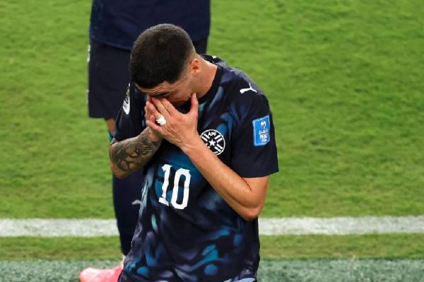Miguel Almiron Cetak Sejarah, Jadi Pemain Pertama Kena Kartu Merah karena Tutup Mulut di Piala Dunia