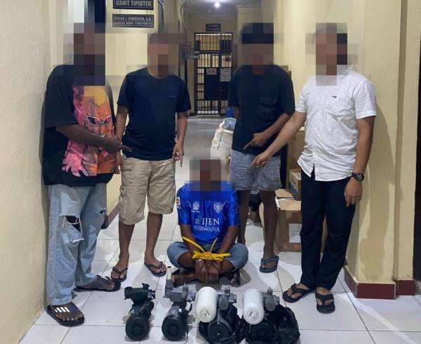 Terungkap Pencurian Mesin Pompa Air di Keerom, Pelaku Ditangkap Berkat Jejak Penjualan di Facebook