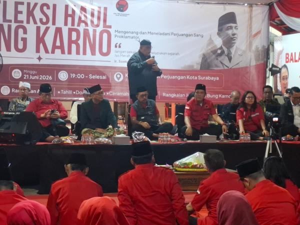 Haul Bung Karno di Surabaya, PDIP Minta Gen Z Lawan Narasi Sesat Sejarah di Media Sosial