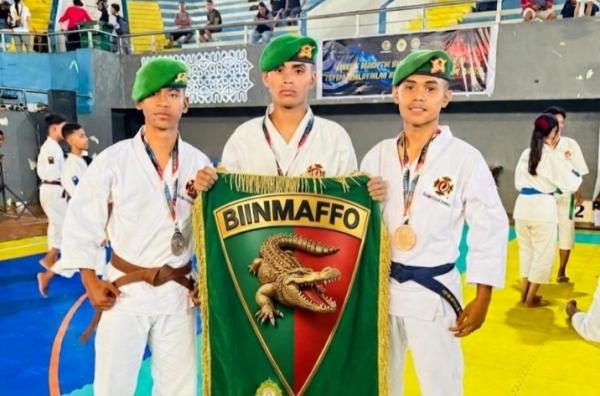 Prajurit Yonif TP Borong Tiga Medali di Kejurda Shorinji Kempo Piala Wali Kota Kupang 2026
