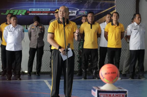 Polres Blitar Gelar Pembukaan Turnamen Futsal Kapolres Cup dalam Rangka Hari Bhayangkara ke-80