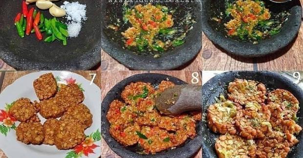 Resep Tempe Penyet Sambal Kencur Renyah Dan Aromanya Menggugah Selera