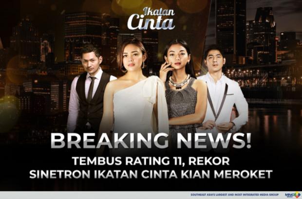 Breaking News Tembus Rating 11 Rekor Sinetron Ikatan Cinta Kian Meroket