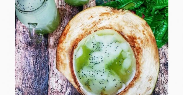 5 Cara Membuat Es Kelapa Muda Untuk Buka Puasa Segar Pakai Susu Dan Selasih Bagian All