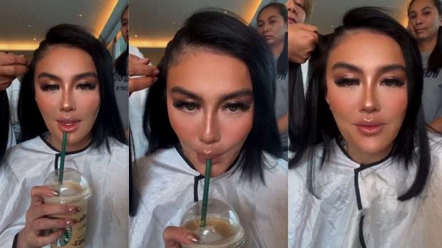 Viral, Agnez Mo Ketahuan Minum Kopi Produk Pro Israel, Netizen: Kecewa  Banget!