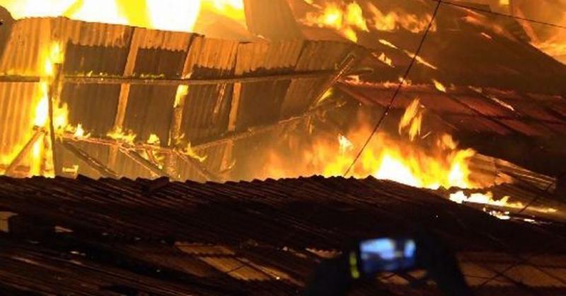 Polsek Ciracas Terbakar