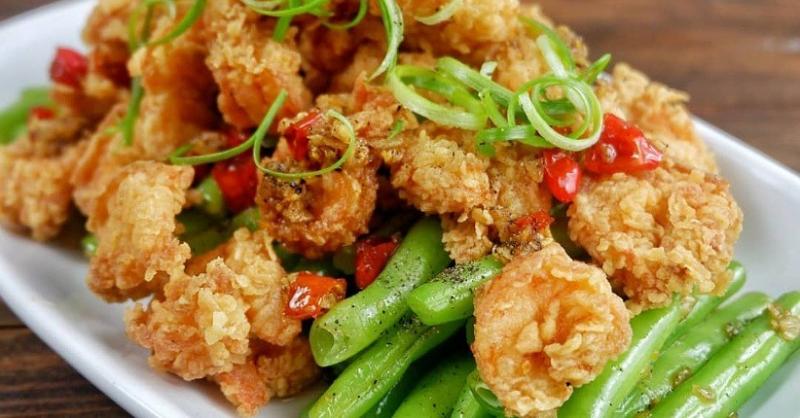 Cara Membuat Buncis Udang Goreng Tepung Lezat Dimasak Dengan Lada Hitam
