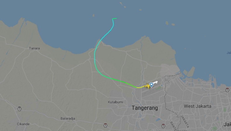Sriwijaya Air Lost Contact, Posisi Terakhir di Kepulauan Seribu