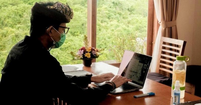 Sandiaga Uno Ajak Pengusaha dan Profesional untuk Work From Bali