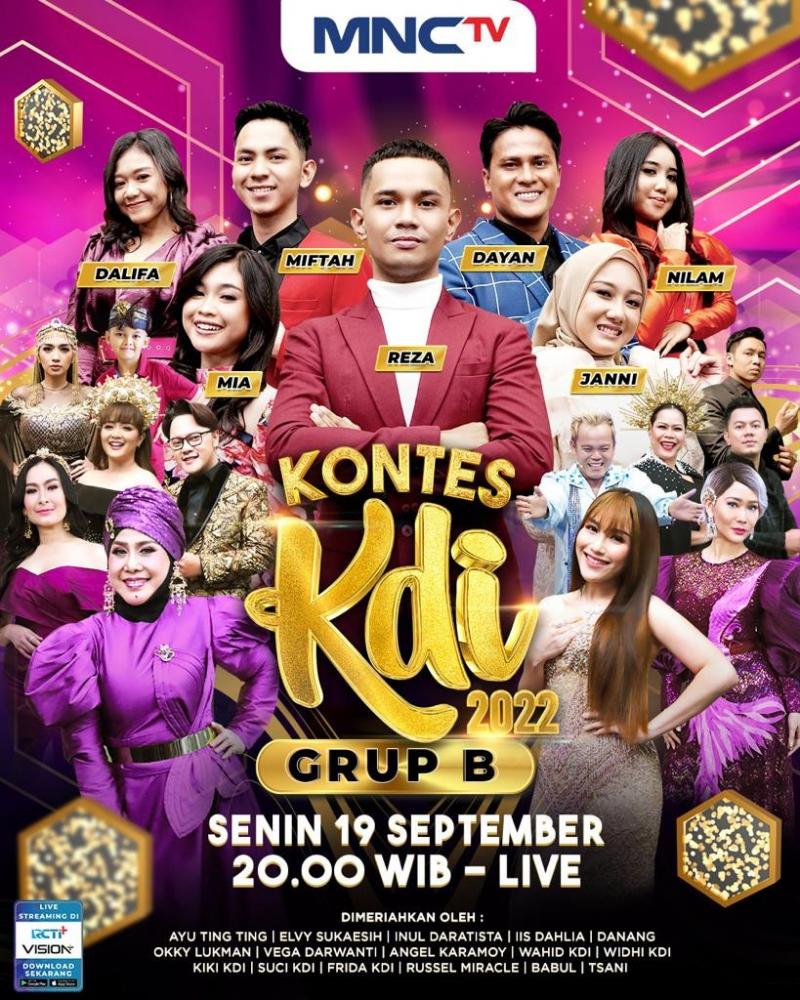 7 Kontestan Di Grup B Siap Tampil Memukau Para Juri, Saksikan KDI 2022 ...