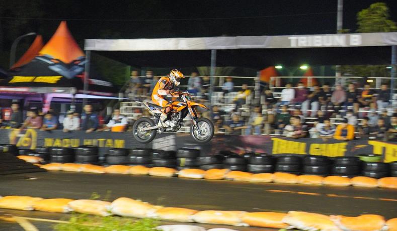 Puluhan Pembalap Bersaing Ketat di Trial Game Asphalt 2022 Sirkuit Mijen Semarang