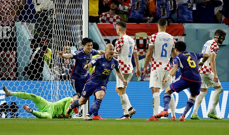 Daizen Maeda Luar Biasa! Jepang Ungguli Kroasia di Babak Pertama
