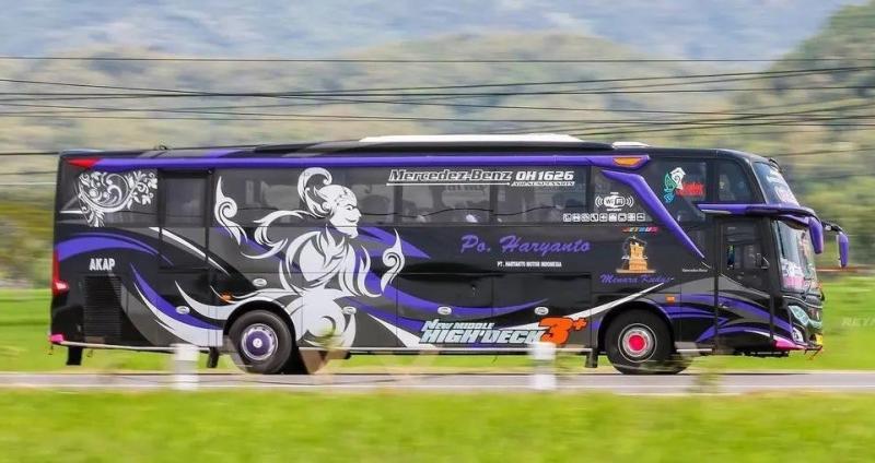 Lebih dari Sekadar Cantik: Eksplorasi Motif Skin Bus Pariwisata dan Maknanya