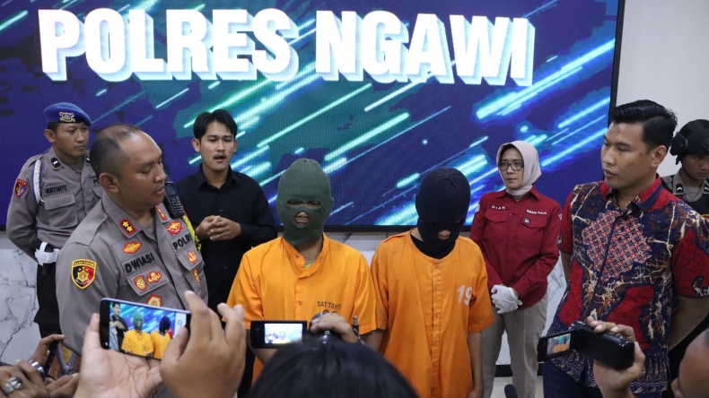 Polres Ngawi Tangkap 3 Tersangka Konflik Perguruan Silat, 1 Pelaku Masih Anak-Anak