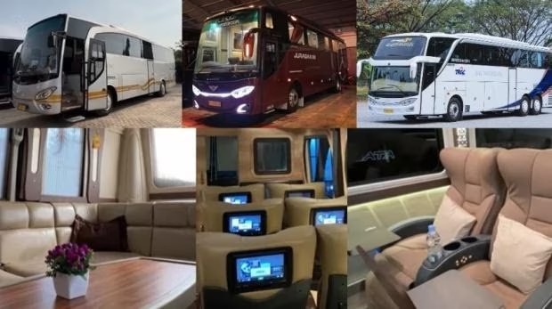 Deretan Bus Termewah Di Indonesia Fasilitas Hotel Bintang 5, Ada Imah ...