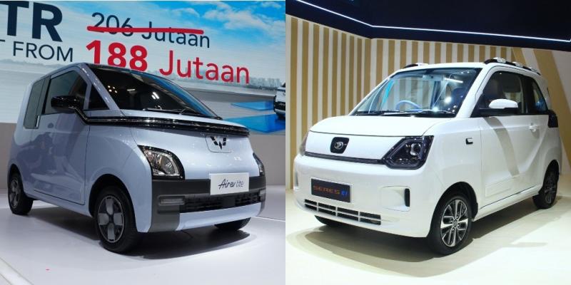 Adu Spek Mobil Listrik Harga Rp180 Jutaan, Wuling Air EV Lite Vs Seres ...