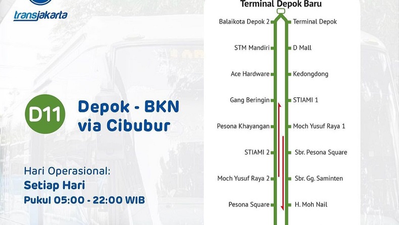 Mudahkan Akses Ke Lrt Rute D Transjakarta Depok Bkn Via Cibubur Beroperasi Hari Ini News