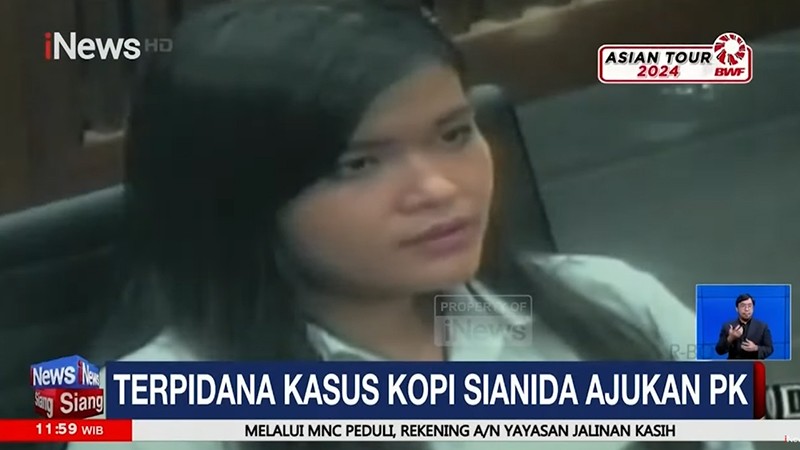 Terpidana Kasus Kopi Sianida Jessica Wongso Bersiap Ajukan Sidang PK ...