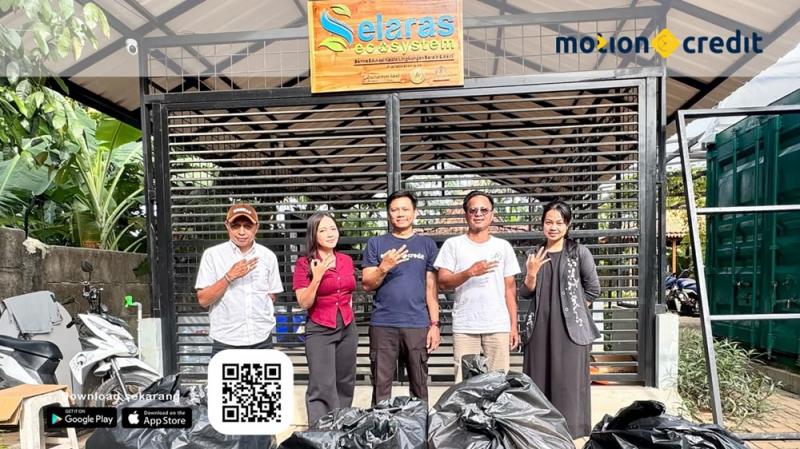 Peduli Lingkungan, MNC Finance Serahkan Sampah Anorganik ke Yayasan Bumi Pertiwi Asri