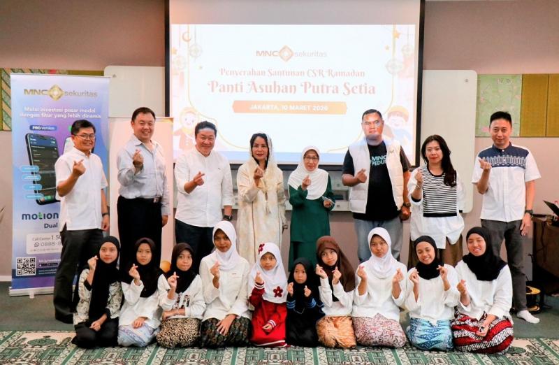 MNC Sekuritas dan MNC Peduli Berbagi Kehangatan Ramadan Bersama Anak Yatim