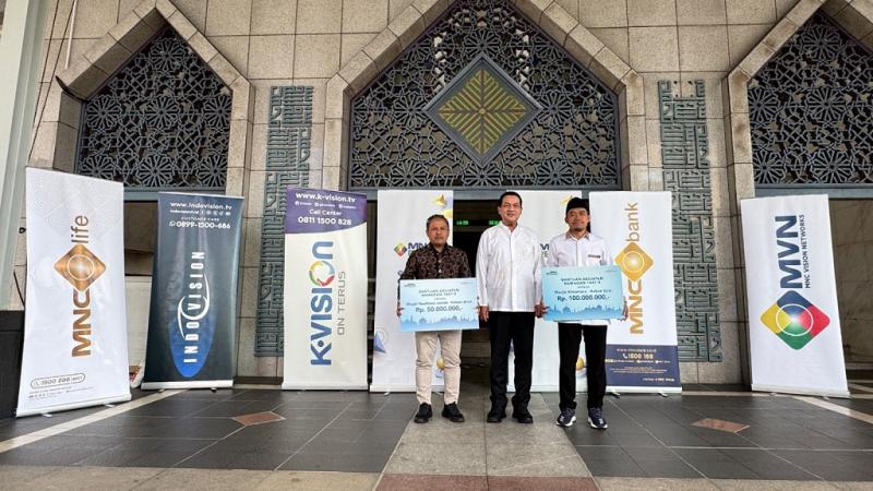 MNC Life Bersama MNC Peduli Dukung Kegiatan Ramadan di Masjid Bimantara dan Masjid Raudhotul Jannah