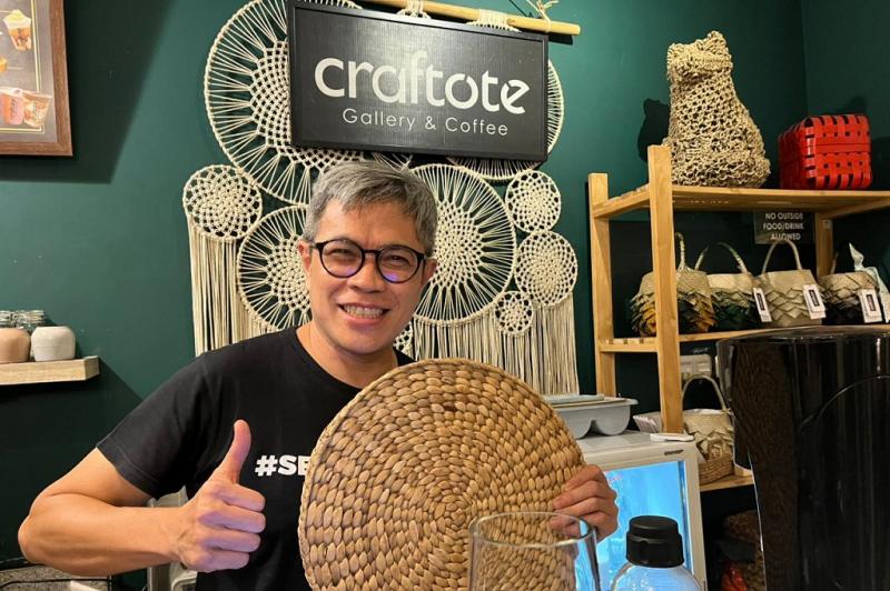 Kisah Thio Bangun Craftote, Olah Eceng Gondok Jadi Produk Ekspor lewat Dukungan BRI