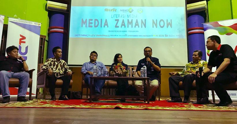 MNC Media Gelar Literasi "Media Zaman Now" di Kampus UNP