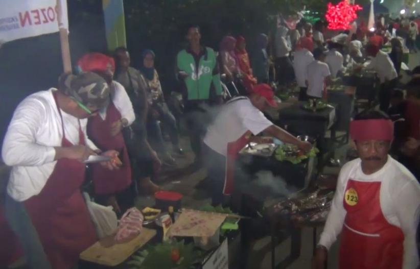 Meriahkan Malam Tahun Baru, 4.000 Warga Jakut Gelar Lomba Bakar Ikan