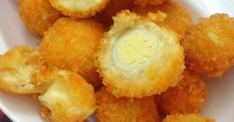 Sarapan Enak Dengan Bola Bola Kentang Isi Keju Yang Meleleh Di Mulut
