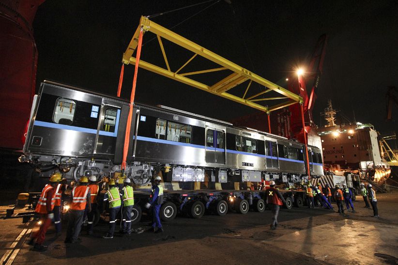 Kereta MRT Tiba di Pelabuhan Tanjung Priok - Bagian 2