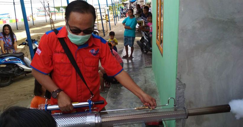 Rescue Perindo Sulteng Fogging 800 Rumah Warga Bantaya