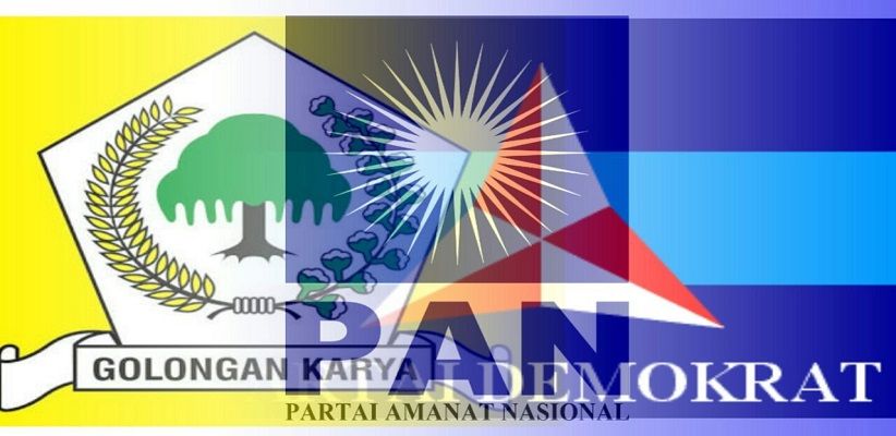 Golkar, PAN, Demokrat Satu Hati di Pilwalkot Palangkaraya 2018