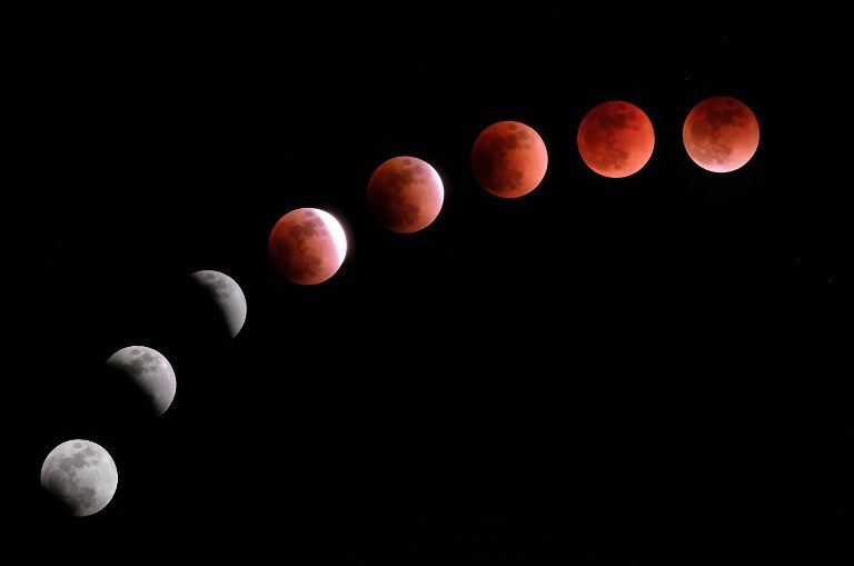 Kumpulan Foto Indah Super Blue Blood Moon - Bagian 1