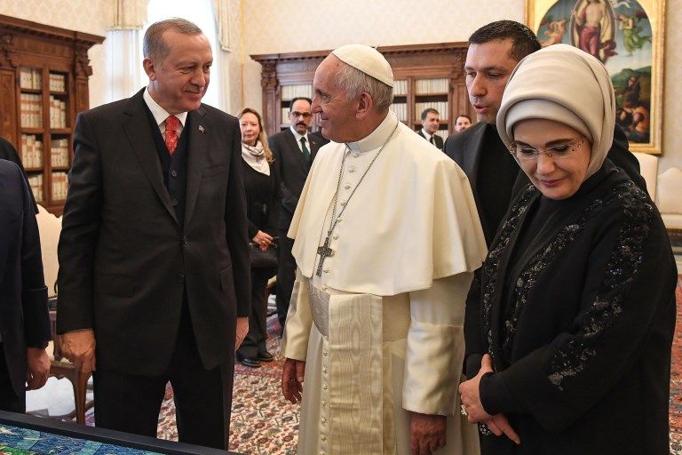 Presiden Turki Erdogan Temui Paus Francis Bahas Yerusalem - Bagian 4