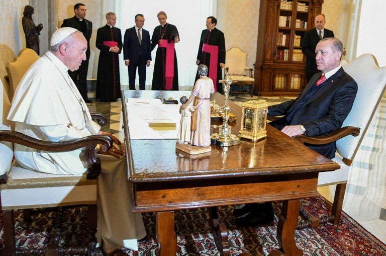 Presiden Turki Erdogan Temui Paus Francis Bahas Yerusalem - Bagian 1