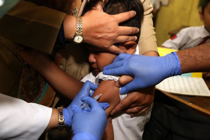 Imunisasi Vaksin Difteri di SDN Kaliasin Surabaya  - Bagian 7