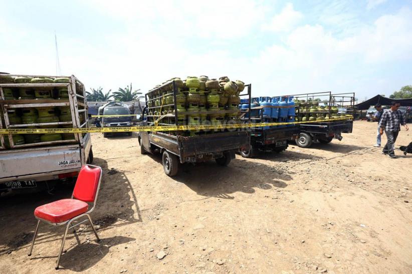 Polisi Bongkar Pabrik Gas Opolosan Beromzet Rp600 Juta per Bulan - Bagian 6