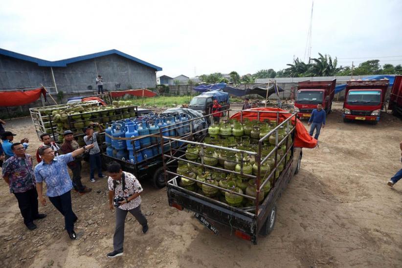 Polisi Bongkar Pabrik Gas Opolosan Beromzet Rp600 Juta per Bulan - Bagian 5