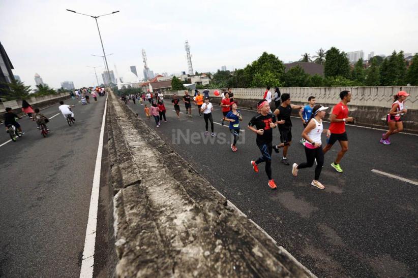 Perdana, JLNT Antasari Jadi Area Car Free Day - Bagian 10