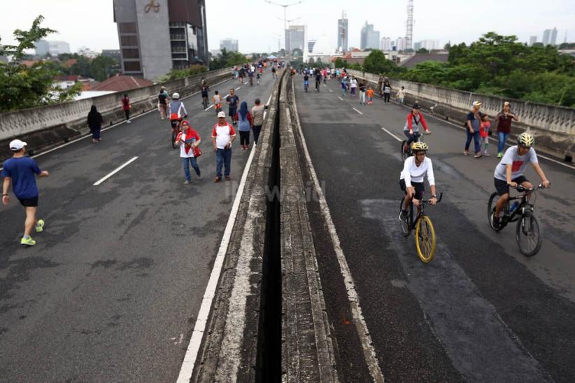 Perdana, JLNT Antasari Jadi Area Car Free Day - Bagian 9