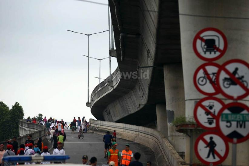 Perdana, JLNT Antasari Jadi Area Car Free Day - Bagian 7