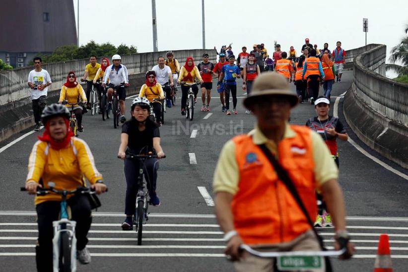 Perdana, JLNT Antasari Jadi Area Car Free Day - Bagian 4