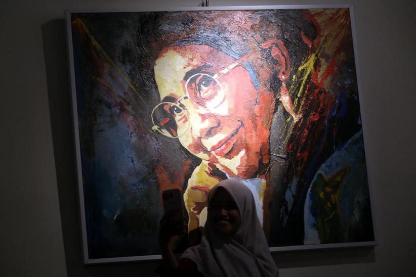 Melihat Karya Lukis Potret Tokoh Inspirasi Perubahan Bangsa - Bagian 8